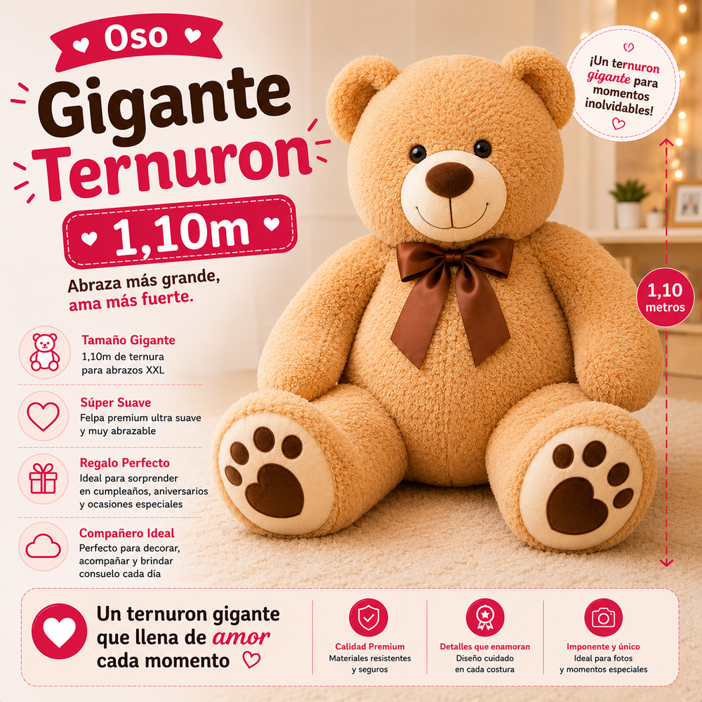 Oso Gigante Ternuron 1,10m
