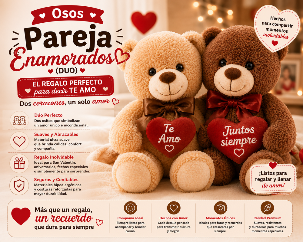 Osos Pareja Enamorados (duo)